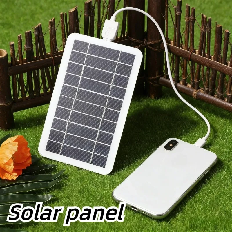 Solar Charger Panel Foldable - 5V 5W Solar Panel Charger With