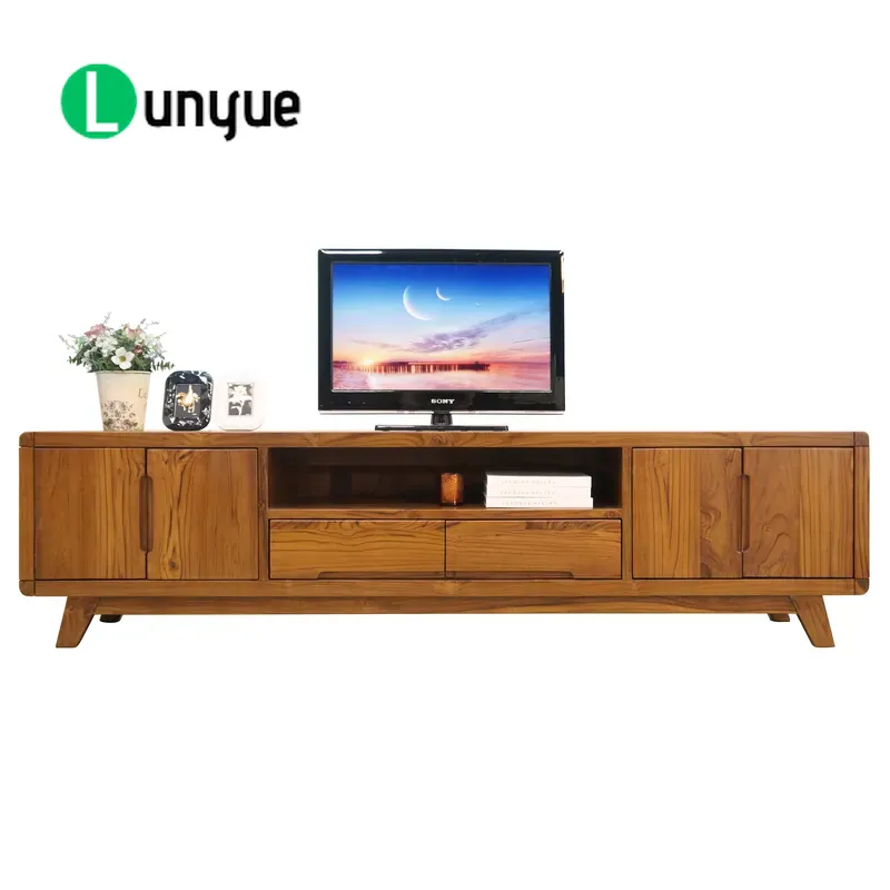 Sustainable Living Usa - Scandinavian Contemporary Sustainable Teak TV Cabinet
