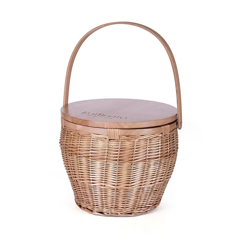 Sustainable Living Usa - Custom Handmade Large Artificial Rattan Picnic