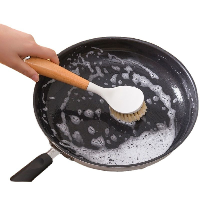 1PCS Bamboo Handle Kitchen Dis - огляд і ціна Dish Brush Bamboo