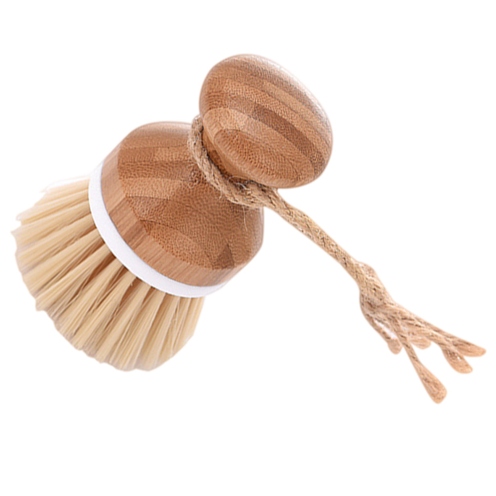 1Pcs Pot Dish Brush Bamboo Han - огляд і ціна Dish Brush Bamboo