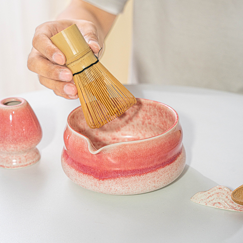 Matcha bowl Ceramic Matcha Gre - огляд і ціна Dish Brush Bamboo