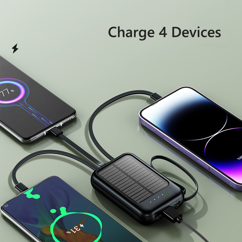 50000mAh Solar Power Bank Buil - огляд і ціна Solar Charger Panel Foldable