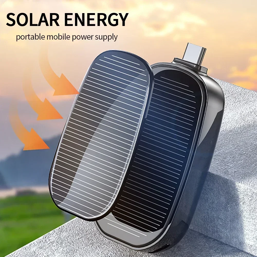 1200mAh Solar Mini Power Bank  - огляд і ціна Solar Charger Panel Foldable
