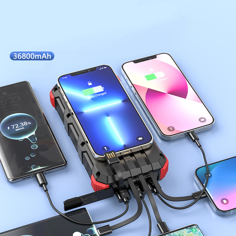 Solar Power Bank 36800mAh with - огляд і ціна Solar Charger Panel Foldable