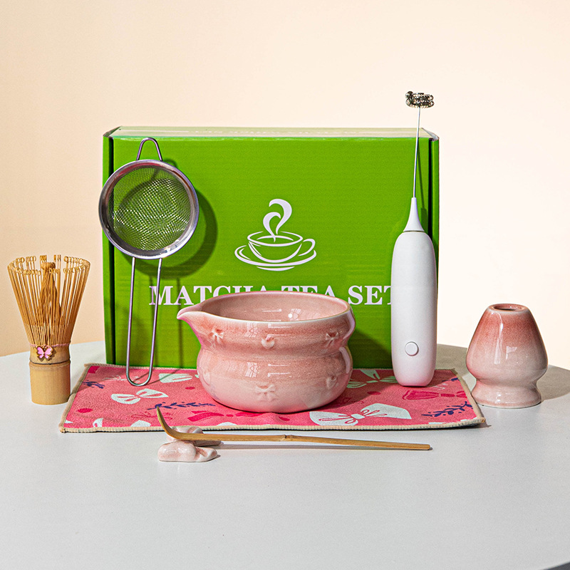 Japanese Matcha Tea Set 8pcs C - огляд і ціна Dish Brush Bamboo