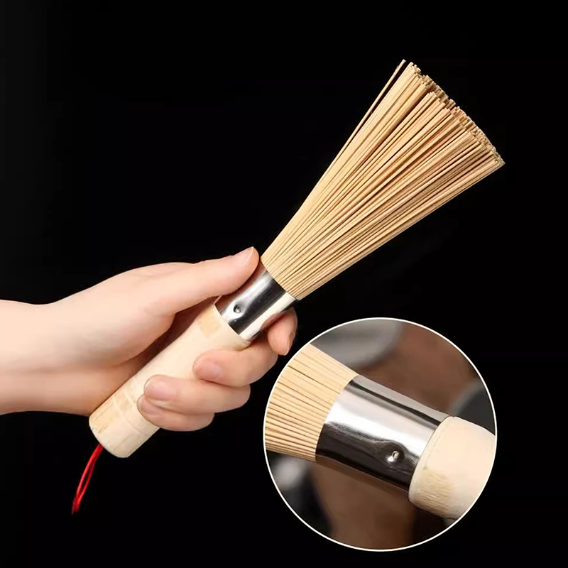 Natural Bamboo Pot Brush Long  - огляд і ціна Dish Brush Bamboo