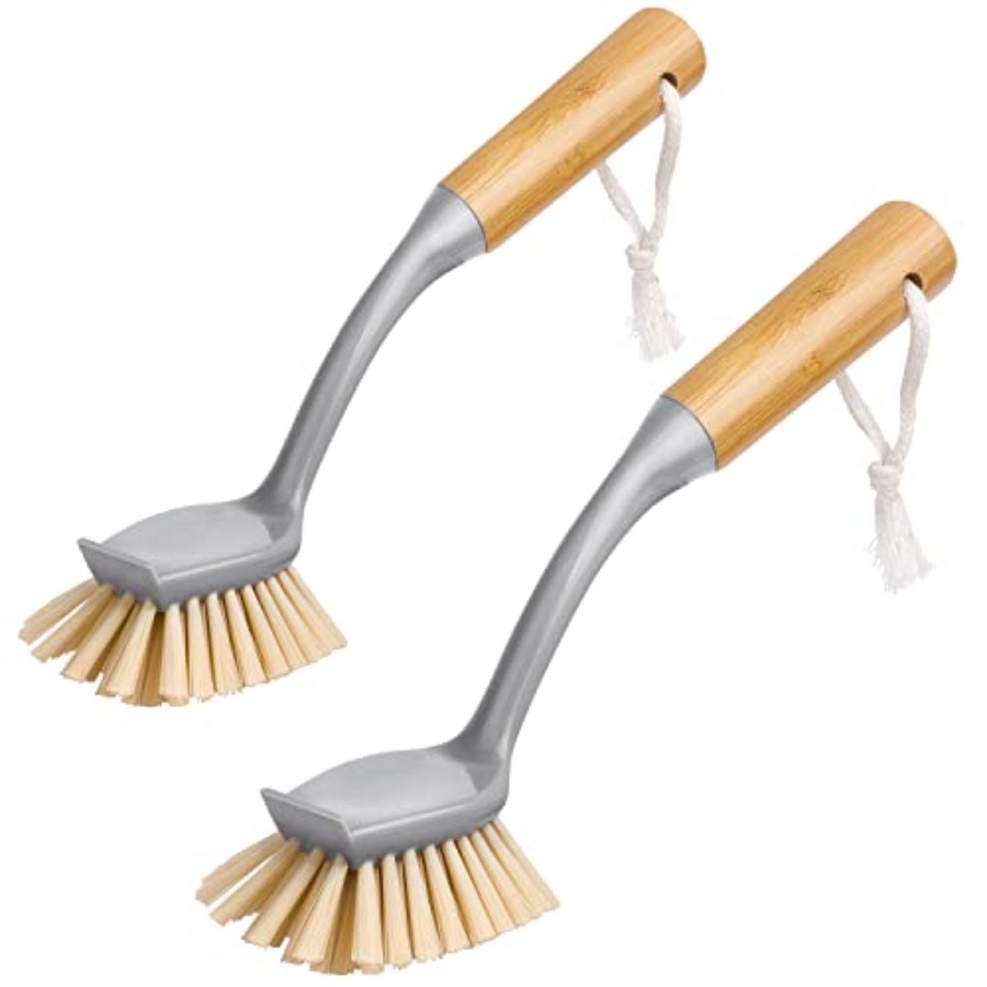 Dish Brush with Bamboo Handle  - огляд і ціна Dish Brush Bamboo