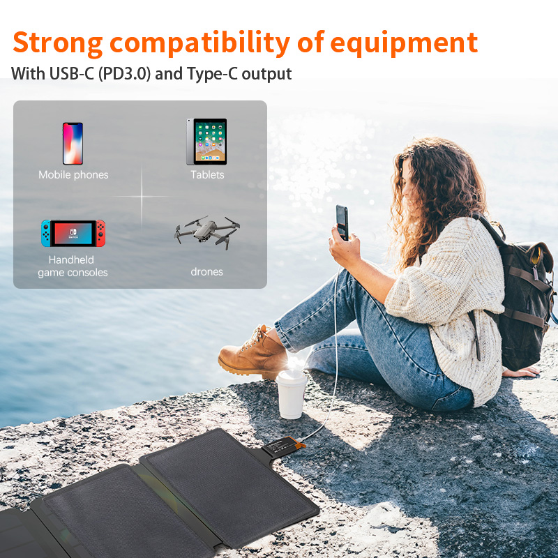 40w Foldable Solar Panel Solar - огляд і ціна Solar Charger Panel Foldable